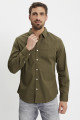 Chemise slim Battery Housemark kaki
