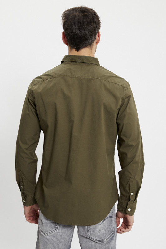 Chemise slim Battery Housemark kaki