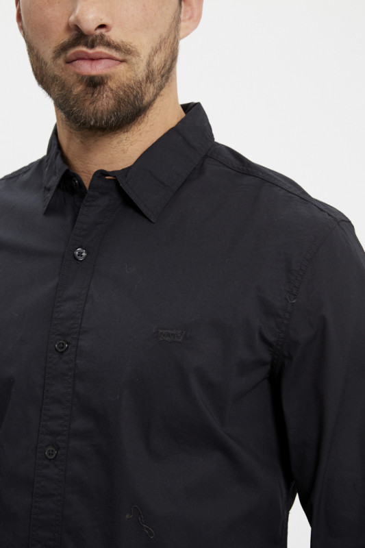 Chemise slim Battery Housemark noir levi's homme