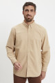 Chemise authentic col boutonné safari