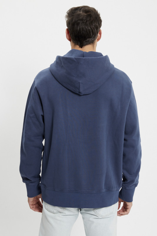 Hoodie authentic à capuche bleu