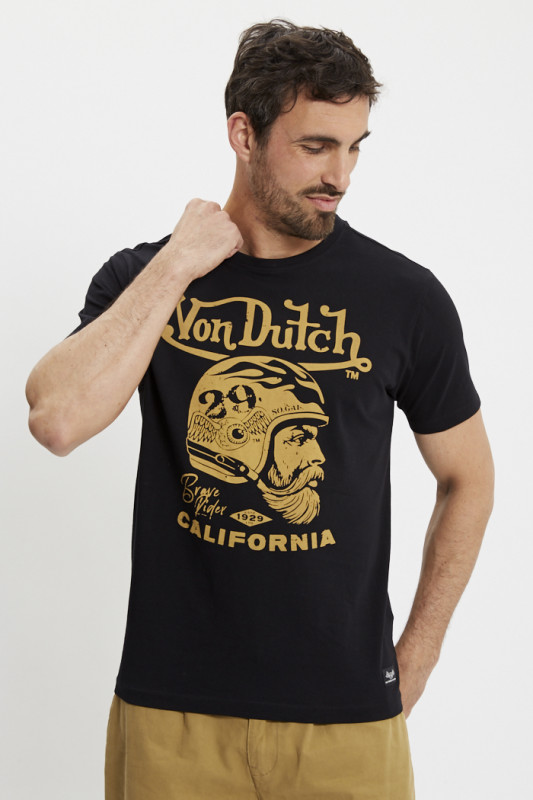 T-shirt noir vintage Von Dutch