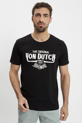 T-shirt noir Origin Von Dutch