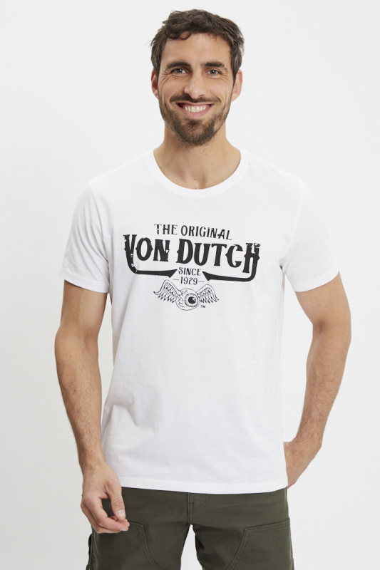 T-shirt blanc Origin Von Dutch