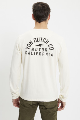 T-shirt beige manches longues Hiro