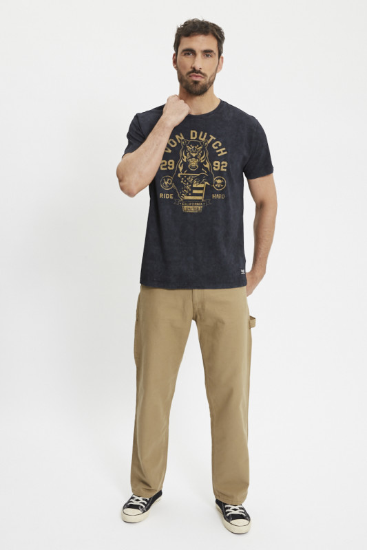 Pantalon Eddie marron homme jack & jones