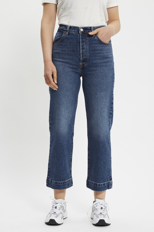 Jeans droit ribcage ank tailored femme