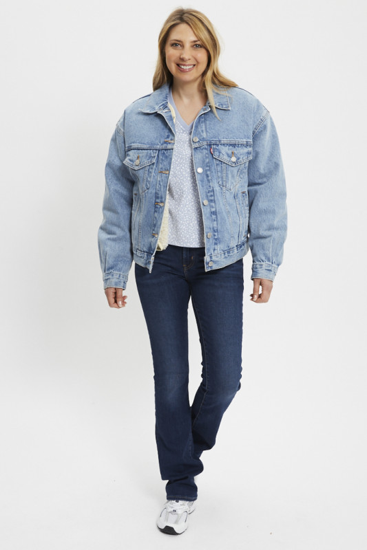 Veste trucker sherpa '90 3 en 1 doublure amovible