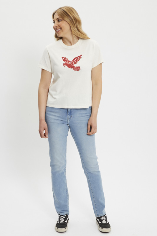 Jeans 724 straight light indigo femme levi's