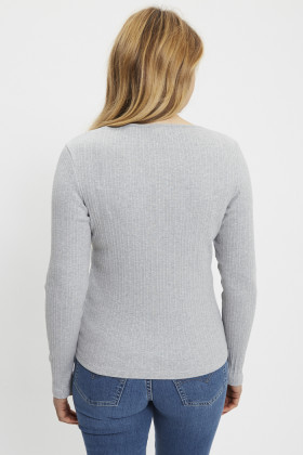 T-shirt manches longues dry goods gris