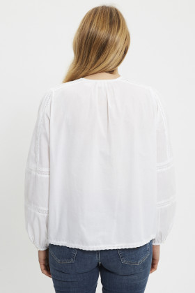 Chemisier Aliyah blanc