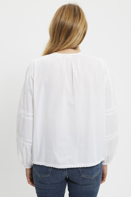 Chemisier Aliyah blanc