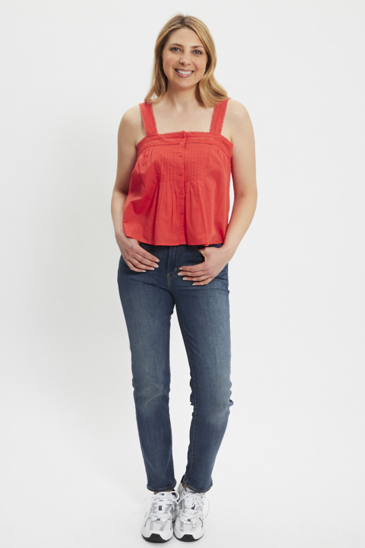 Débardeur blousant Cici rouge femme levi's