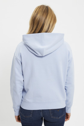 Sweat à capuche Heritage parme