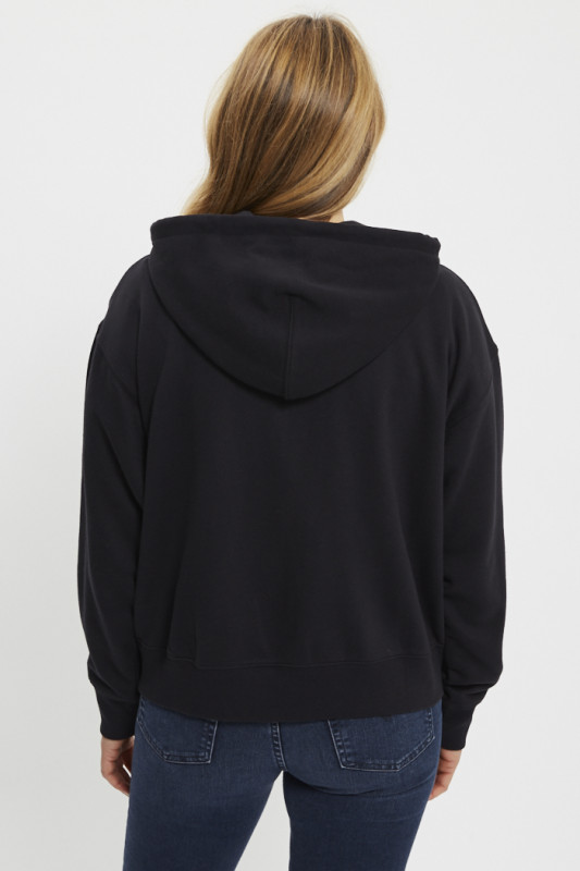 Sweat à capuche zippé Everyday noir