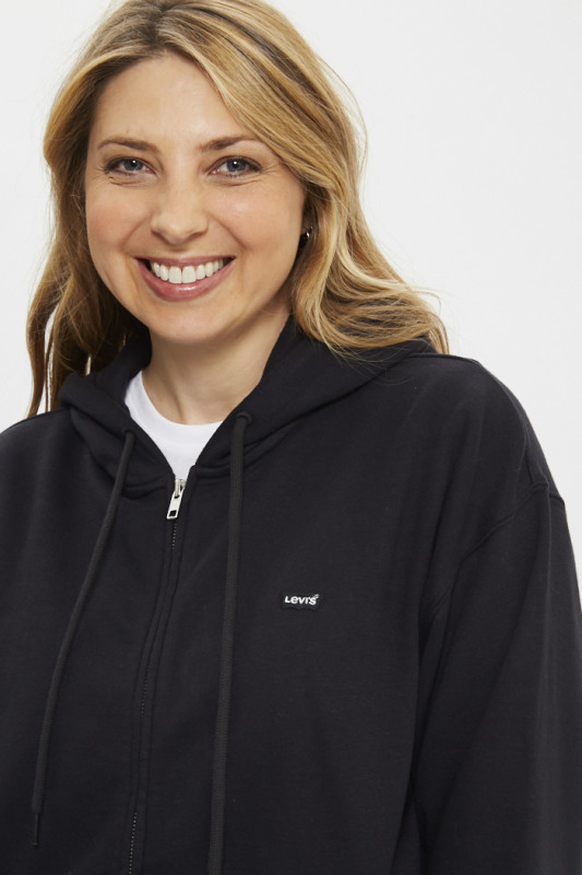 Sweat à capuche zippé Everyday noir levi's