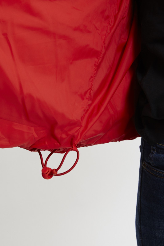 Doudoune courte Western Bubble rouge femme levi's