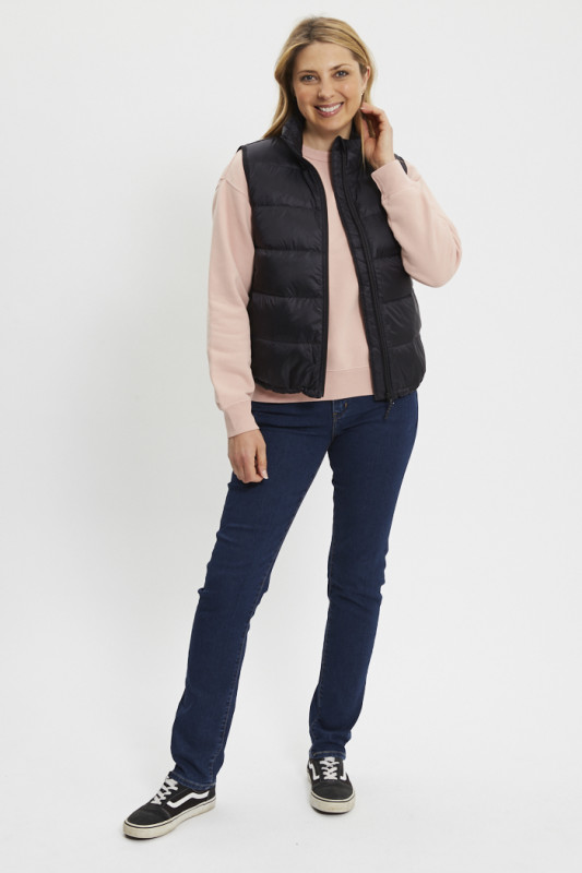 Veste matelassée sans manche Polly noire levi's