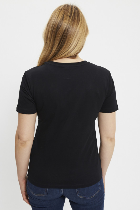 T-shirt graphique noir