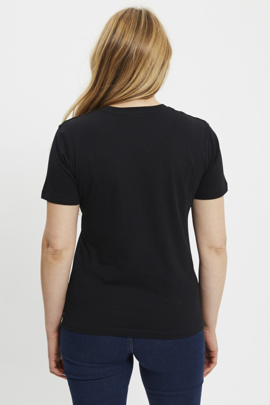 T-shirt Logo graphic noir