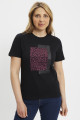 T-shirt Logo graphic noir