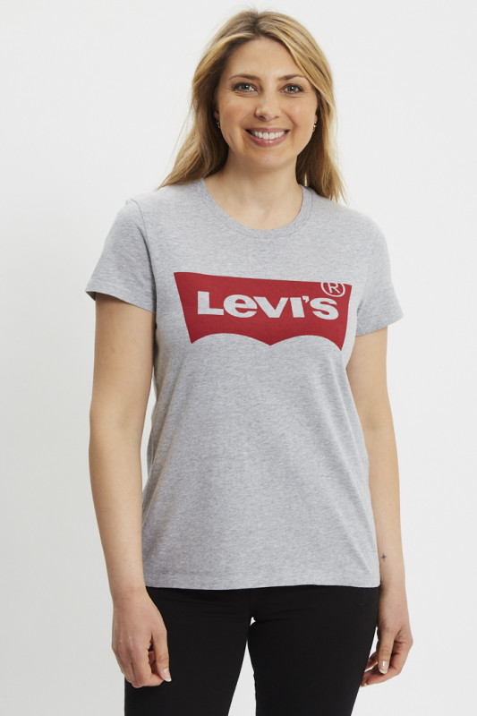 T-shirt perfect batwing gris femme