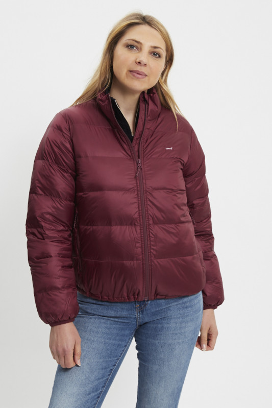 Doudoune matelassée Polly bordeaux femme