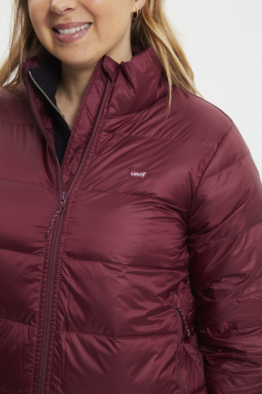 Doudoune matelassée Polly bordeaux levi's
