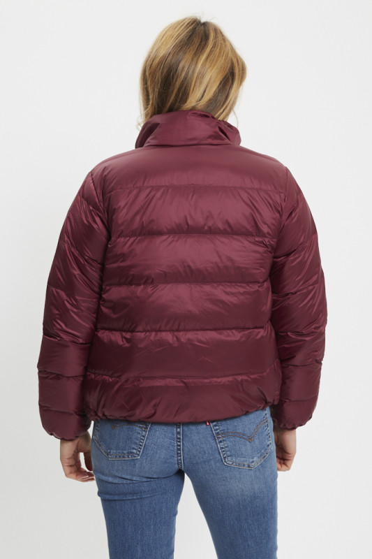 Doudoune matelassée Polly bordeaux