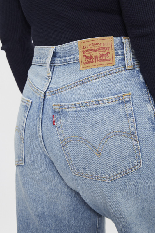 Jeans '94 baggy light indigo femme levi's