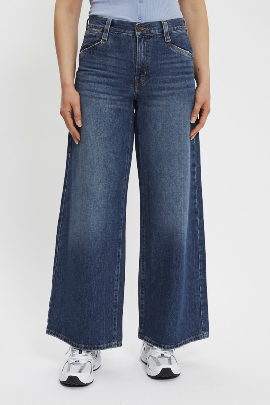 Jeans '94 baggy dark indigo femme