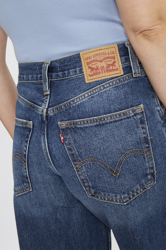 Jeans '94 baggy dark indigo femme levi's