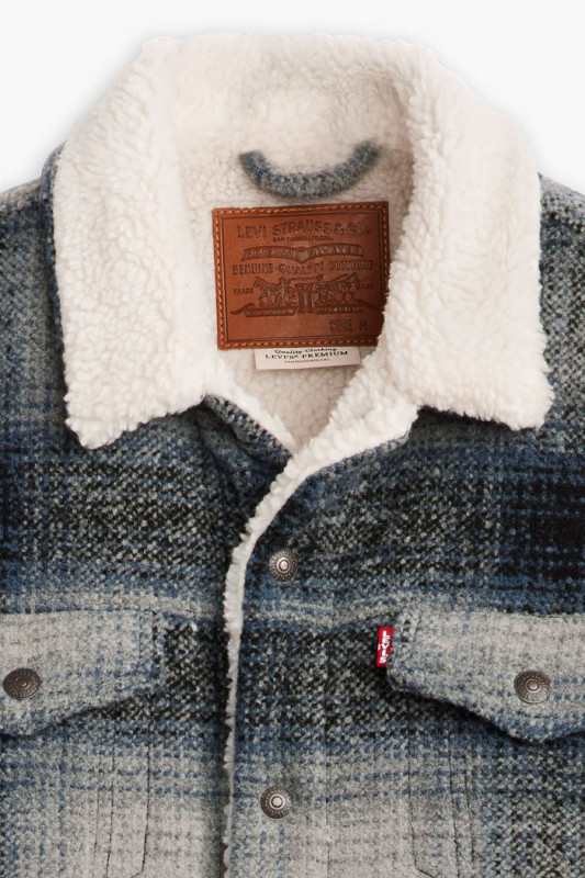 Veste sherpa trucker type III levi's homme