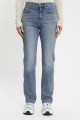 Jeans 724 taille haute bleu délavé