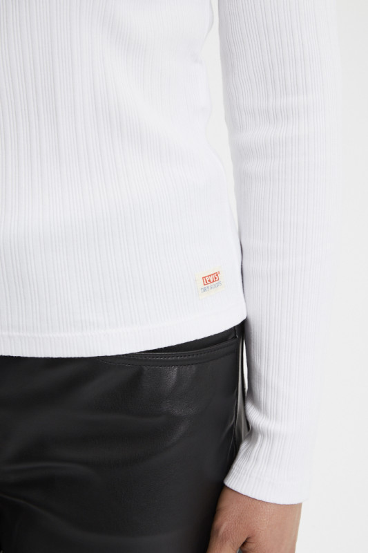 T-shirt Dry Goods vacationner blanc femme levi's