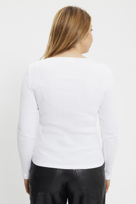 T-shirt Dry Goods vacationner blanc