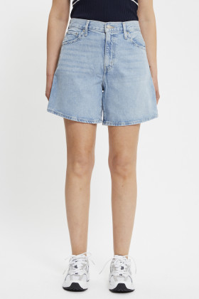 Short baggy taille haute  femme