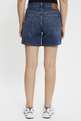 Short 501 mi-cuisse dark indigo