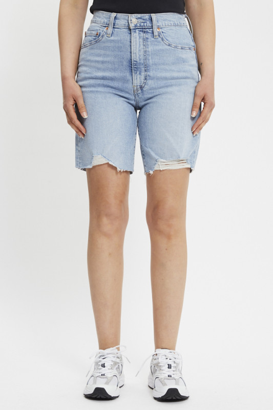 Bermuda ribcage light indigo femme