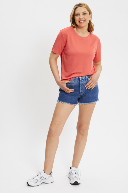 T-shirt Hazel modal rose femme JDY