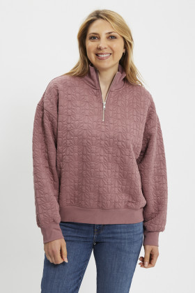 Sweat Navarro rose col camionneur