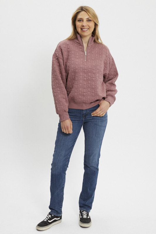 Sweat Navarro rose col camionneur levi's