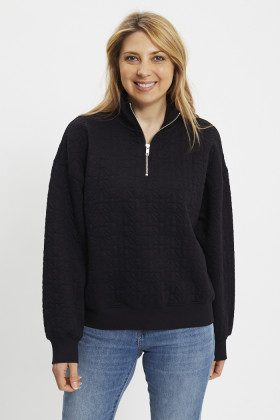 Sweat Navarro col camionneur noir femme