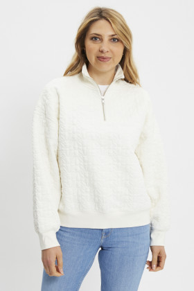 Sweat Navarro col camionneur beige clair levi's