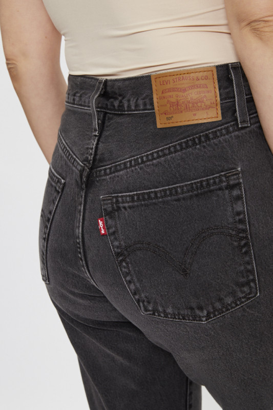 Jeans 501 high rise noir levi's