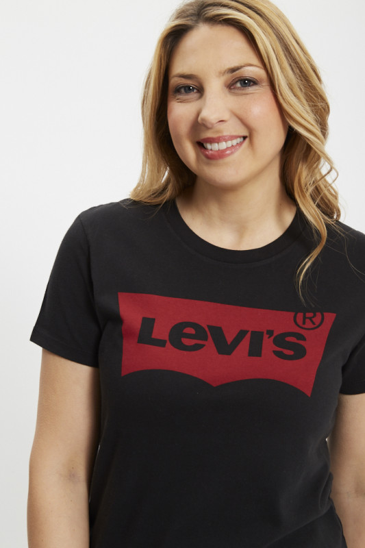 Perfect t-shirt mineral black levi's