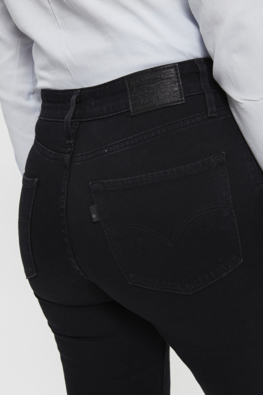Jeans 721 high rise skinny noir femme levi's