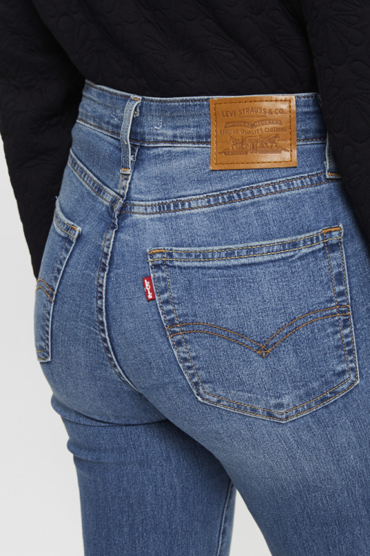 Jeans 721 high rise skinny medium indigo femme levi's