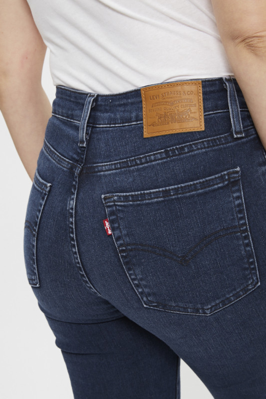 Jeans 721 high rise skinny dark indigo  femme Levi's