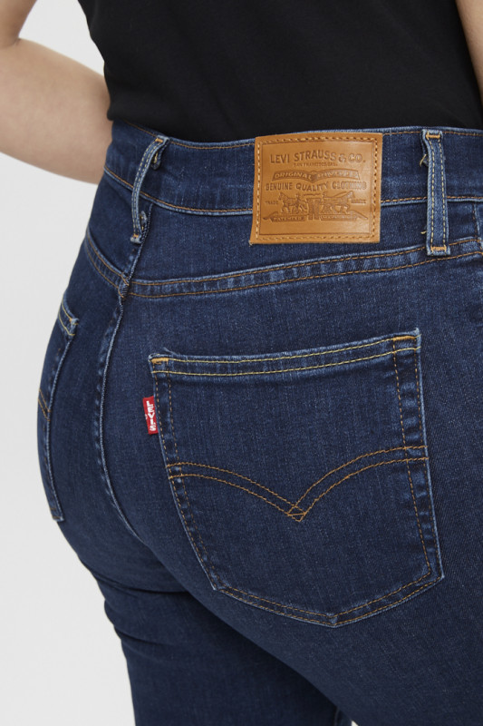 Jeans 724 high rise straight dark indigo levi's